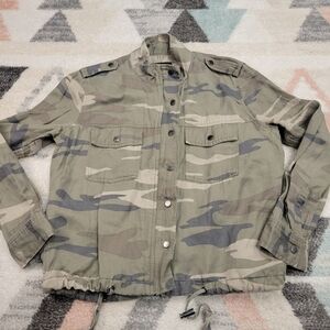 Rails Collins Sage Camo Military Style Utility Jacket Size XS
